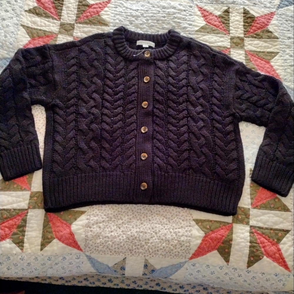 Women's Cable Cardigan NWOT